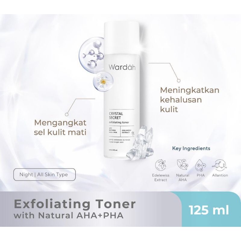 WARDAH CRYSTAL SECRET EXFOLIATING TONER