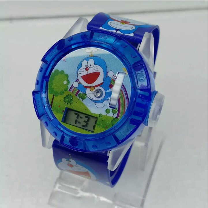 Jam Anak Jam Tangan Anak Doraemon Jam Lampu Dan Musik Trendy