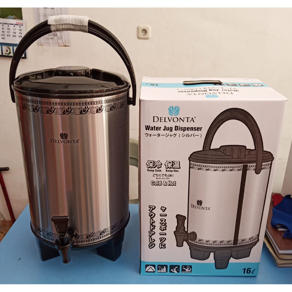 DELVONTA WATER JUG DISPENSER JUMBO 16 LITER