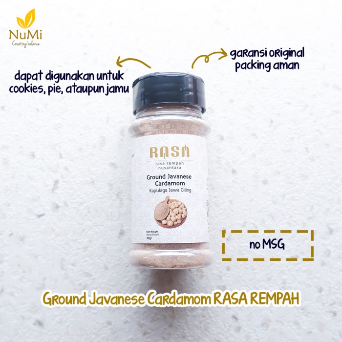 

Unik Ground Javanese Cardamom Kapulaga Jawa Giling - RASA REMPAH Murah