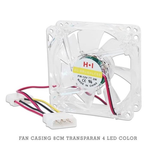 FAN CASING 8 CM TRANSPARAN + BAUT