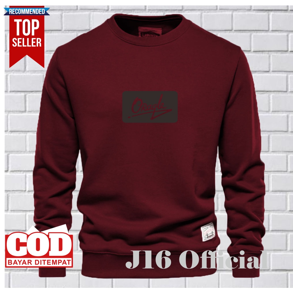 CREWNECK Distro Sweater Oblong Pria Wanita FLEECE TEBAL PREMIUM