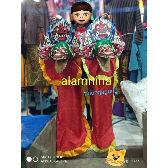 Barongan spon barongan anak  tk dan SD  kelas  1  Shopee 