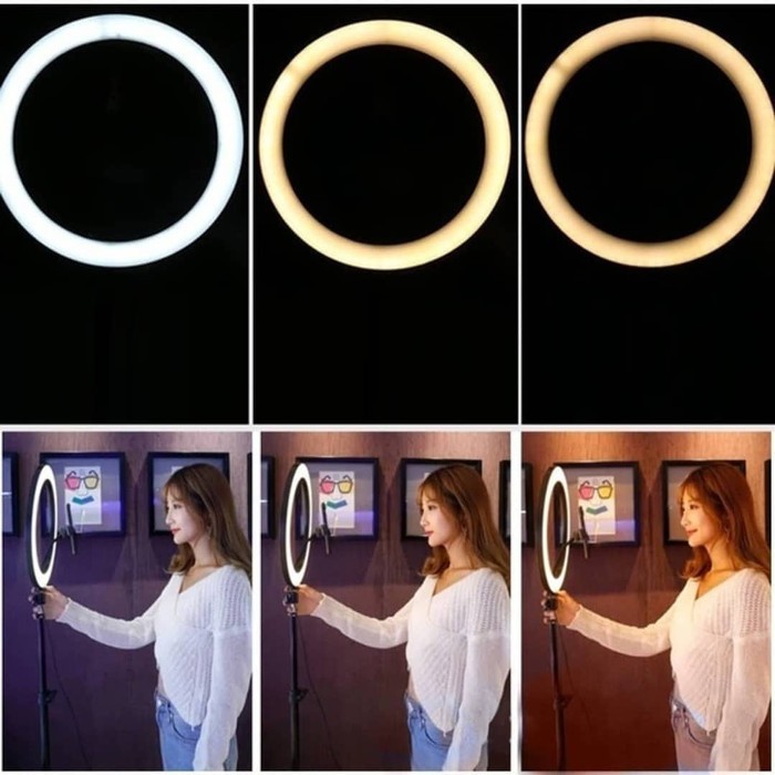 Ringlight 26cm CXB260 Lampu Led Ring Light youtube tiktok Make up Vlog + Tripod 2.1 M high quality