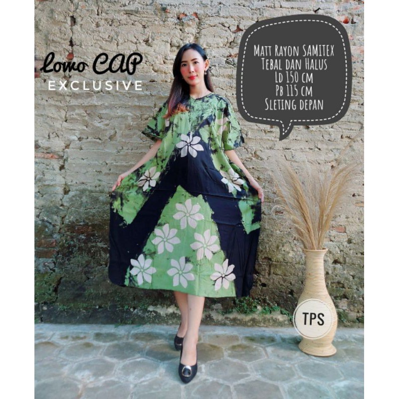 longdress lowo batik Pekalongan rayon