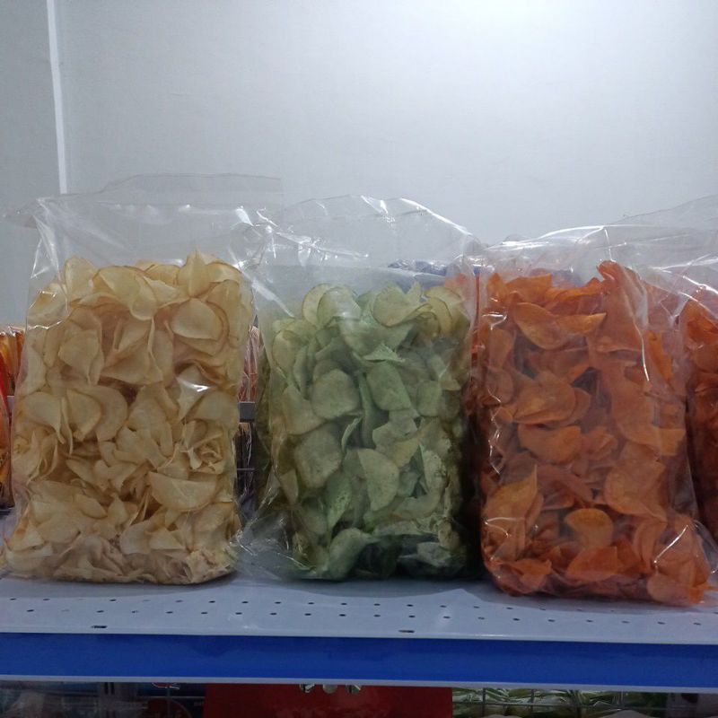 

[ Ready Medan ] Keripik Singkong / Keripik Ubi Aneka Rasa/ keripik ubi 500 gr