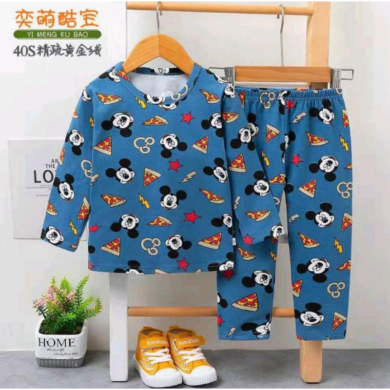 KUBAO/PIYAMA ANAK IMPORT/ MICKEY MOUSE PP/SIZE 4T/MURAH
