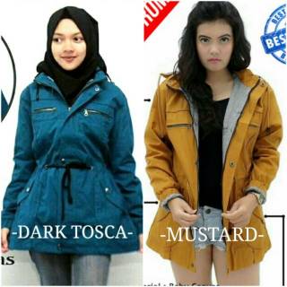  FREE ONGKIR JAKET  PARKA  WANITA KANVAS CEWEK DISTRO 