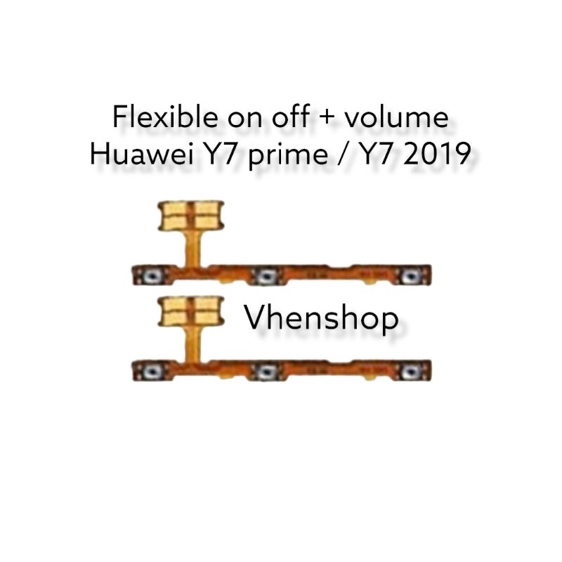 FLEXIBLE  FLEKSIBEL TOMBOL ON OFF VOLUME HUAWEI Y7 2019 Y7 PRIME