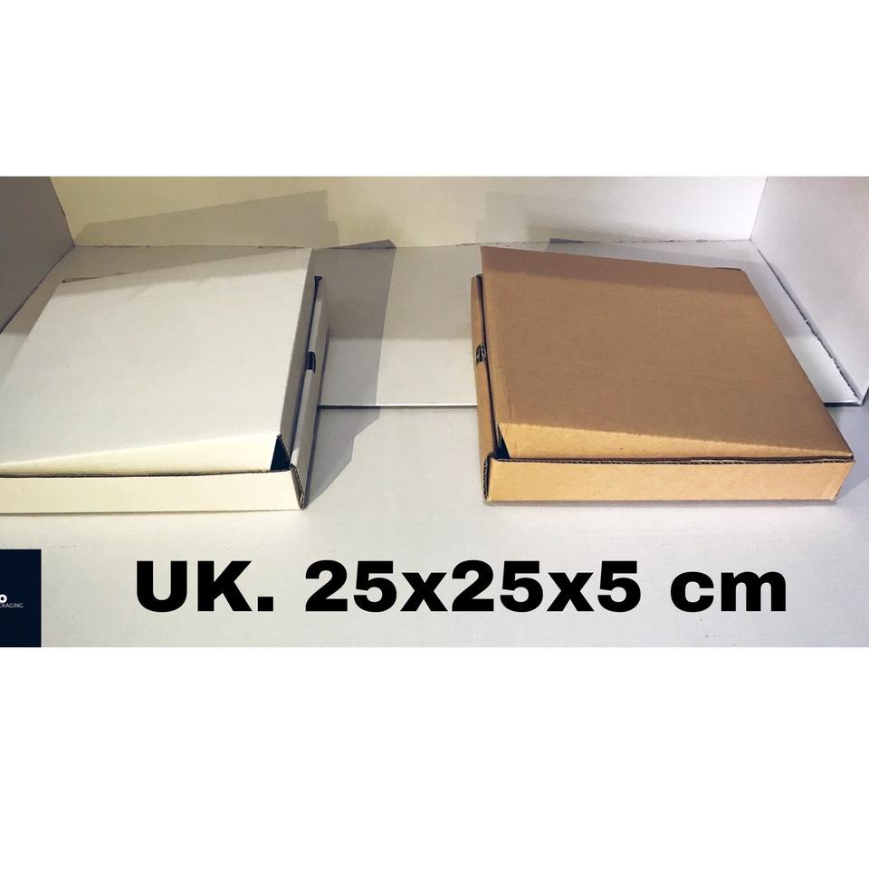 

TPOR KARDUS BOX PIZZA PUTIH Uk. 25x25x5 cm POLOS Awas Barang Tiruan