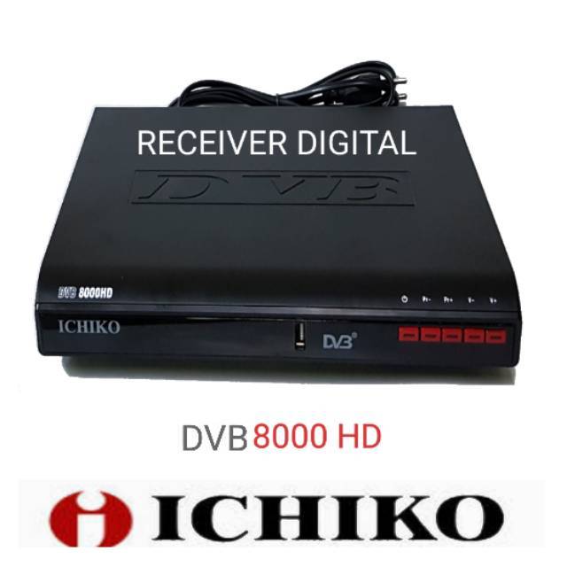 ICHIKO DVB 8000HD SET TOP BOX DVB-T2 TV DIGITAL RECEIVER KABEL HDMI