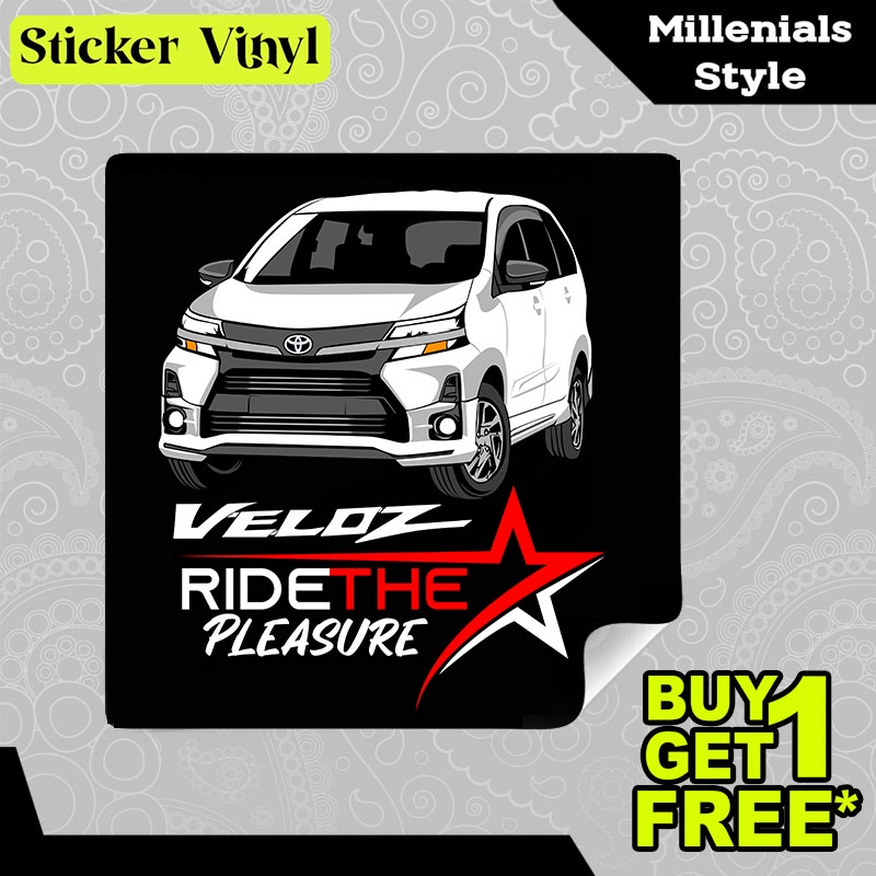 

Stiker Sticker Toyota Avanza Veloz Ride The Pleasure Komunitas Pecinta Mobil Aesthetic Bahan Vinyl Satuan Anti Air