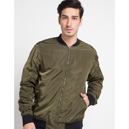 Tolliver Jaket Bomber Pria / Mens Basic Bomber Jacket