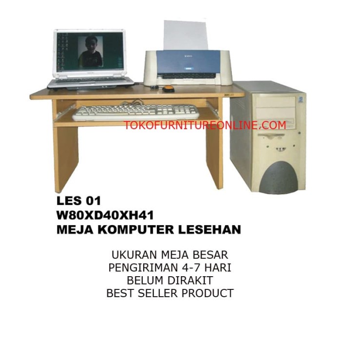 Pinaplepan Meja Lesehan Kerja Kantor Komputer Laptop Sekolah Belajar