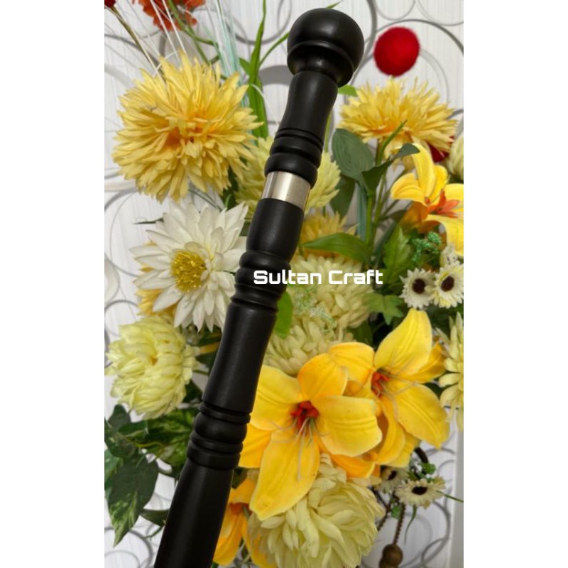 TONGKAT JALAN KAYU BERTUAH GALI KELOR / TEKEN ORANG TUA KAYU LANGKA GALIH KELOR