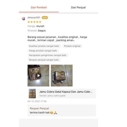 

Diamond Promo Jamu Cobra Gatal Kapsul Dan Jamu Cobra Sesak Nafas - Isi 12 Pcs #TREND