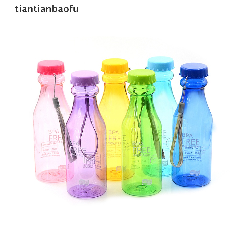 Botol Air Portabel Bahan Plastik Bebas bpa Tahan Bocor Ukuran 500ml Untuk travel