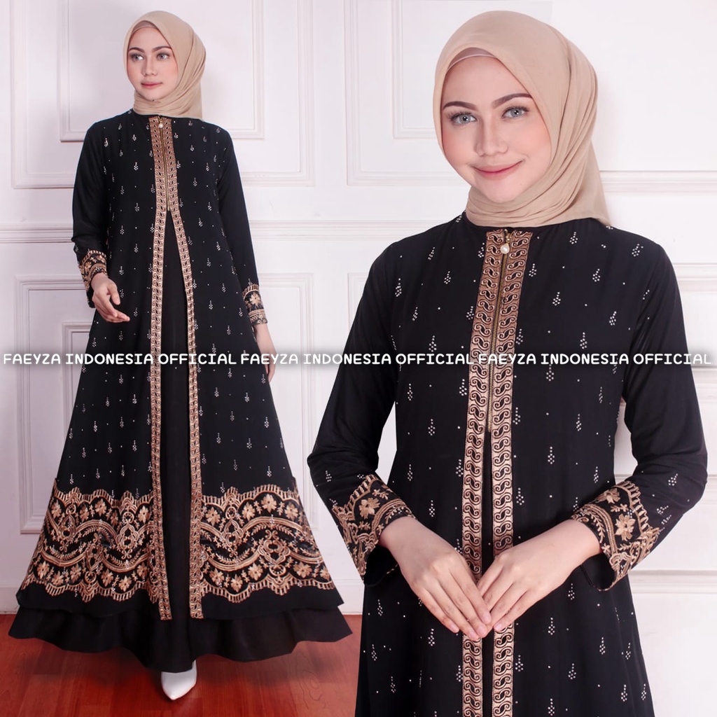 Gamis Turkey Hawa #625 Busui Warna Dress Original By Farzolla 2 Longdress Busana Muslimah