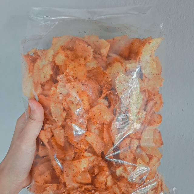 

Keripik singkong pedes/gurih/renyah