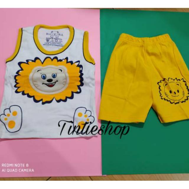 Stelan Baju Bayi Anak Laki Laki 3 - 12 bulan