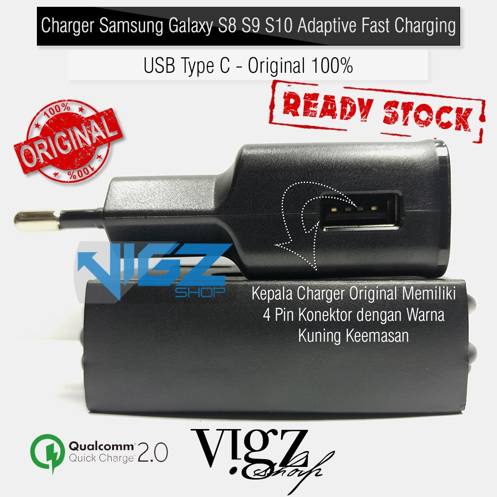 Charger Samsung Galaxy A04 A04s A04e S8 S8 Plus Note 8 Note 9 C9 Pro C7 Pro USB Type C Adaptive Fast Charging Original