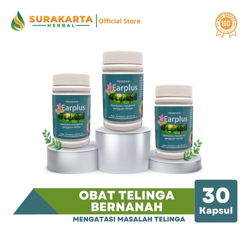 EARPLUS Obat Herbal Telinga Bernanah Anak &amp; Dewasa