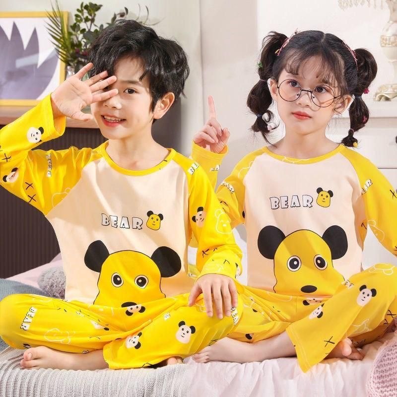 C01C BAJU TIDUR ANAK COUPLE PASANGAN UNTUK LAKI LAKI DAN PEREMPUAN SETELAN UMUR 2-12 TAHUN PIYAMA IMPORT C01-C