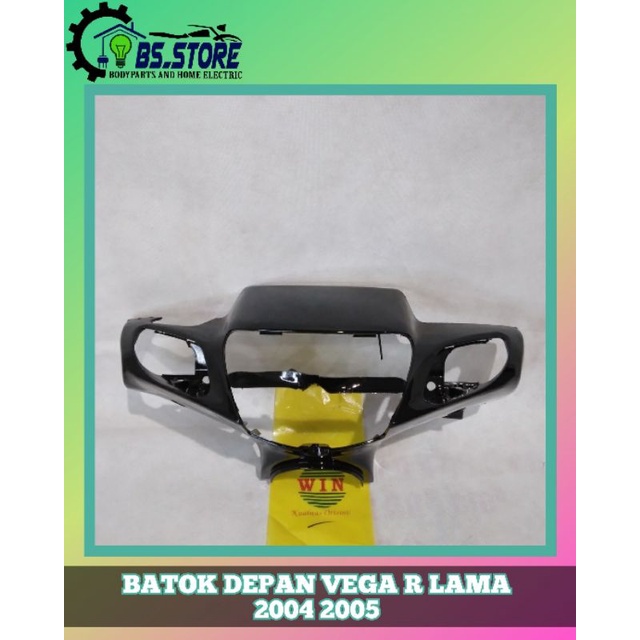 BATOK DEPAN YAMAHA VEGA R LAMA 2004 2005 HITAM | BATOK STIR VEGA R FIZ R | FRONT HANDLE COVER VEGA R 2004 2005 FIZ R HITAM