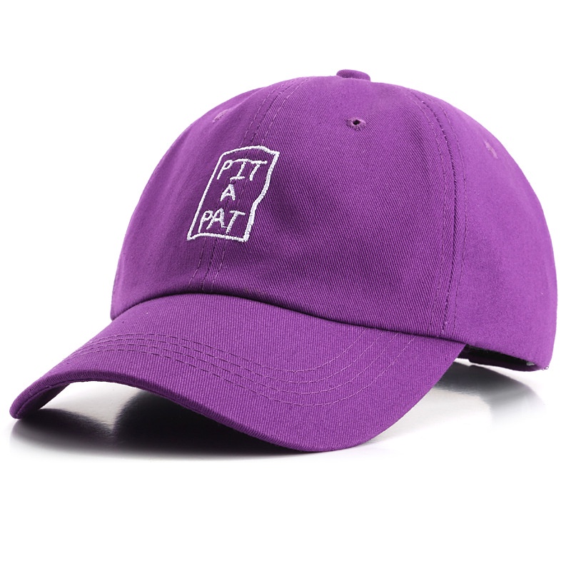 HATSAVENUE-210 Topi Baseball Pria/Wanita Musim Panas Model Simple Bordir Pit A Pat