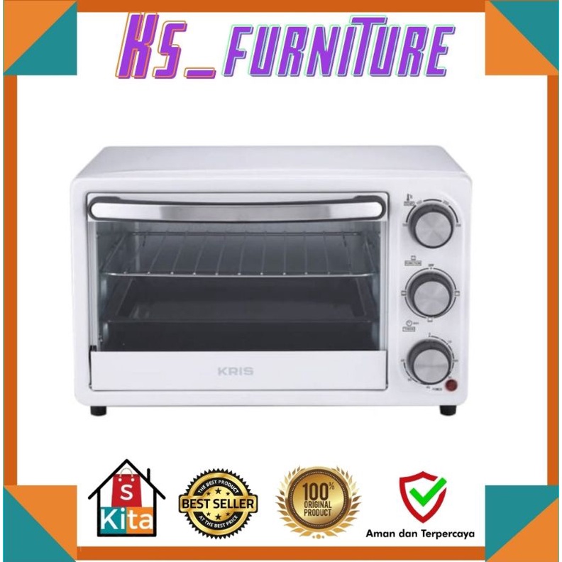 Oven Toaster Kris 16 ltr - putih/ kris Oven Toaster/Oven/peralatan Dapur/Dapur minimalis