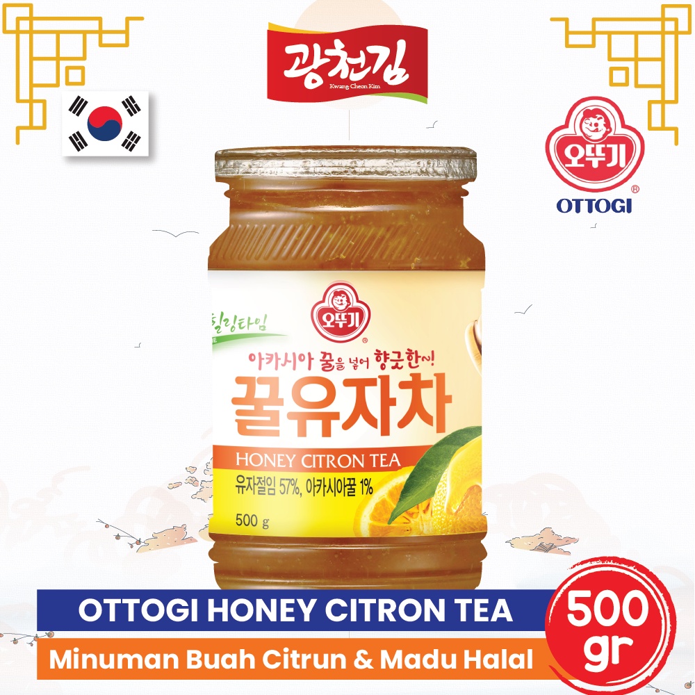 

KC. Ottogi Honey Citron Tea 500g / Citron Tea / Jeruk Madu korea Asli Korea