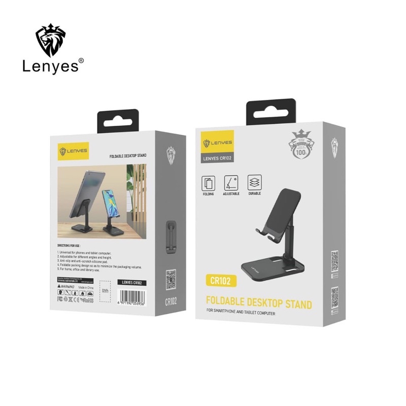 LENYES CR-102 HOLDER STAND HP / TAB PREMIUM MATERIAL ORIGINAL ADJUSTABLE