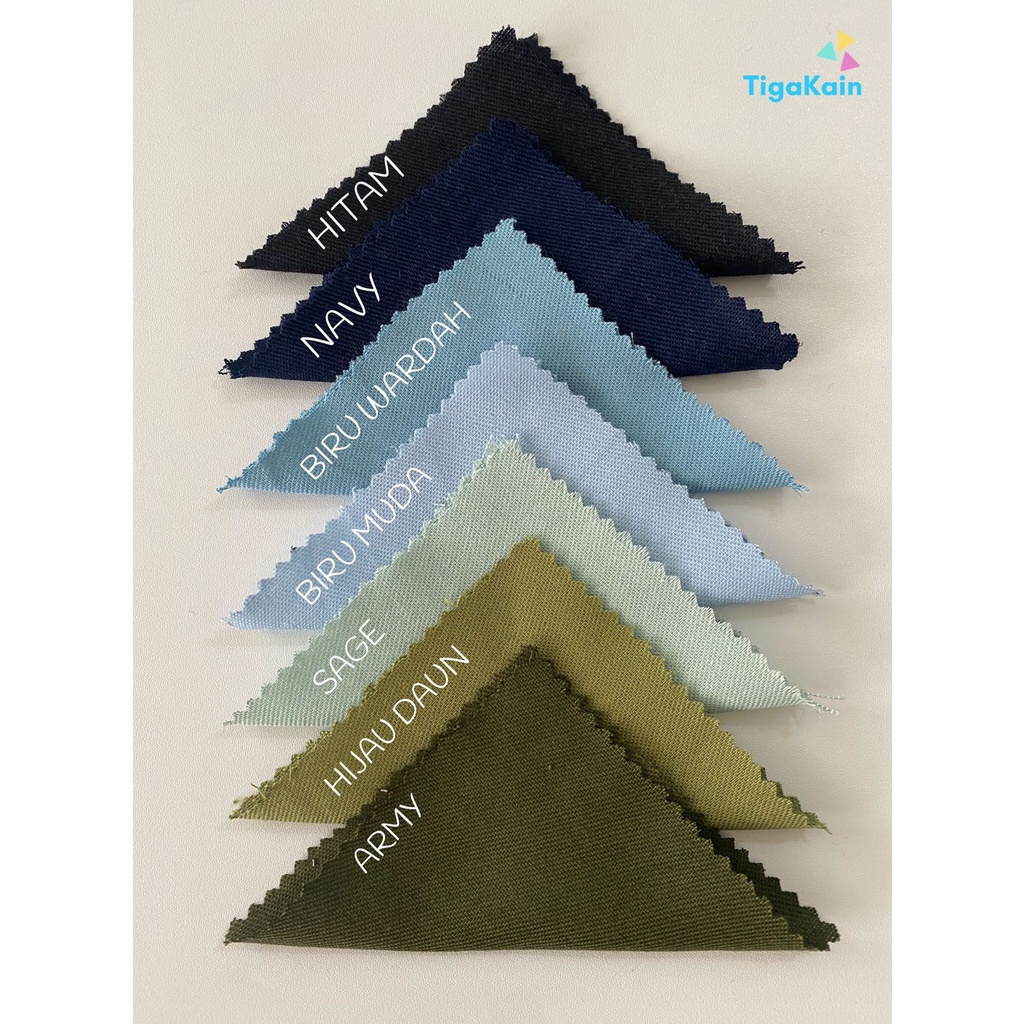 1 Meter Kain Katun Rayon Premium DaVinci Bahan Katun Rayon
