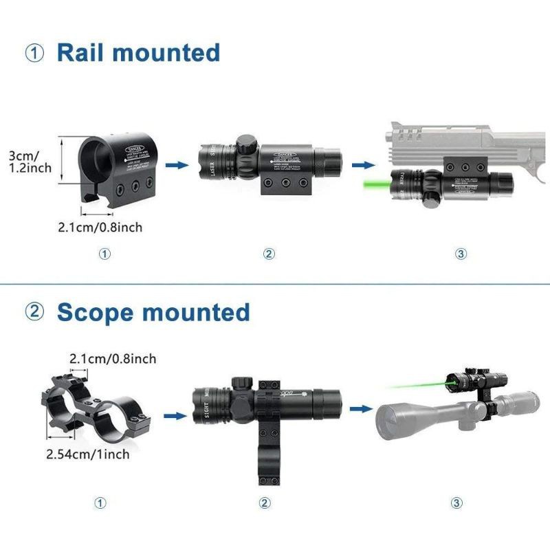 GS8 LASER SENAPAN NYALA HIJAU/MERAH ANGIN FULLSET GREEN/RED DOT LASER CAS SCOPE SIANG MALAM JARAK JAUH PCP MURAH ORIGINAL TAFFLED BATERAI + CHARGER AKURAT