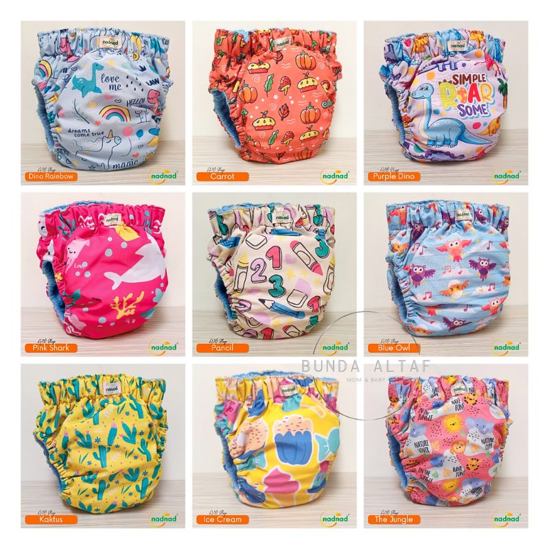 Clodi Celana Nadnad Slup 7-17 kg Popok Kain Bayi