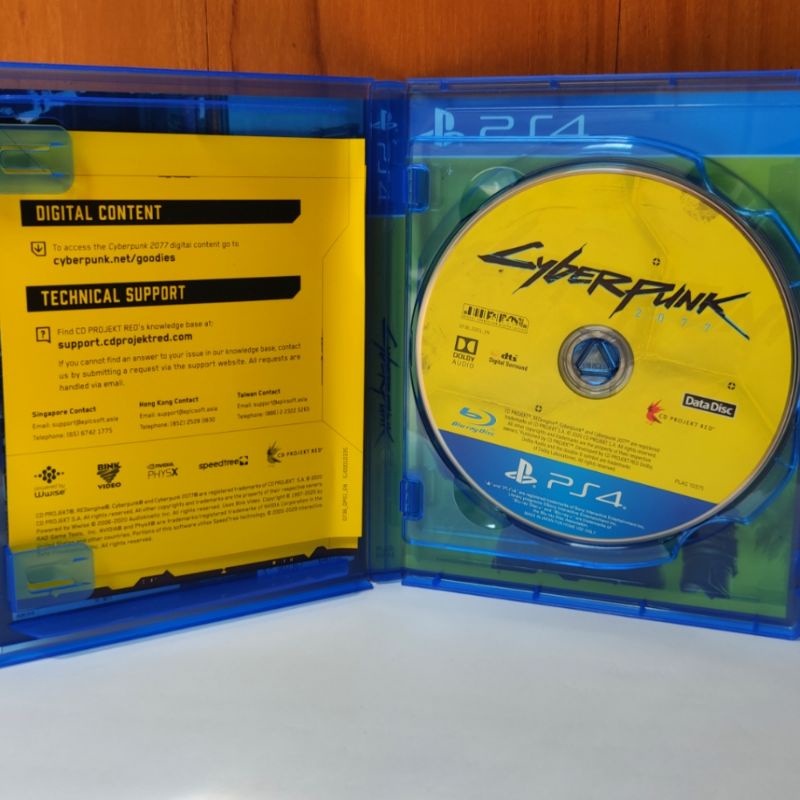 Cyberpunk 2077 PS4 Kaset Cyber Punk 77 Playstation PS 4 5 Reg 3 Cyberpunk2077 Kaset Game CD BD GAME Games Ps4 Ps5 Region 3 asia reg cyberpung pung