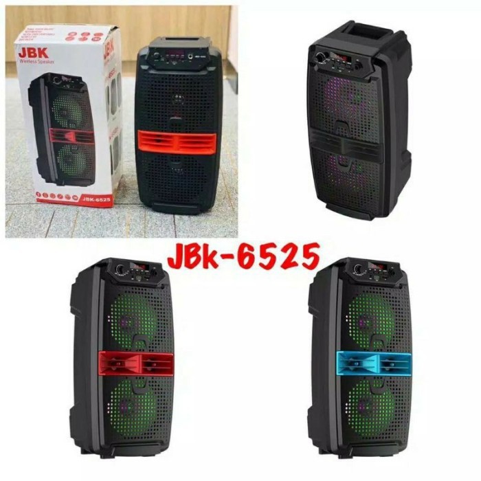 Speaker Bluetooth + Mic Karaoke Portable JBK-6525 Wireless Karaoke