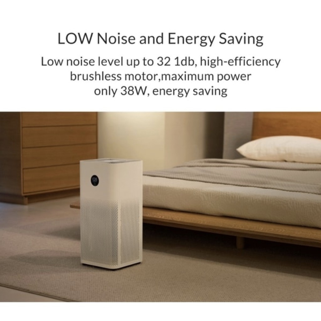 Air Purifier Xiaomi Mi 3 400m Hcadr Oled Touch Display Shopee Indonesia