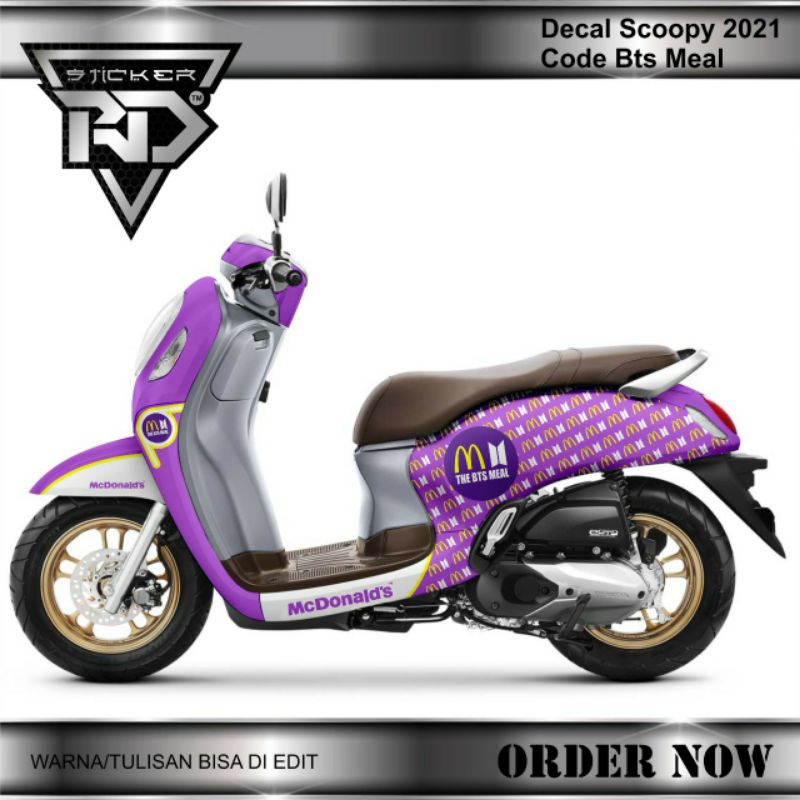 decal sticker new Scoopy custom