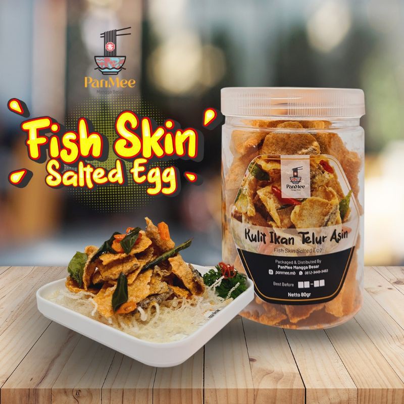 

Fish Skin Salted Egg by PanMee Mangga Besar Kulit Ikan Snack