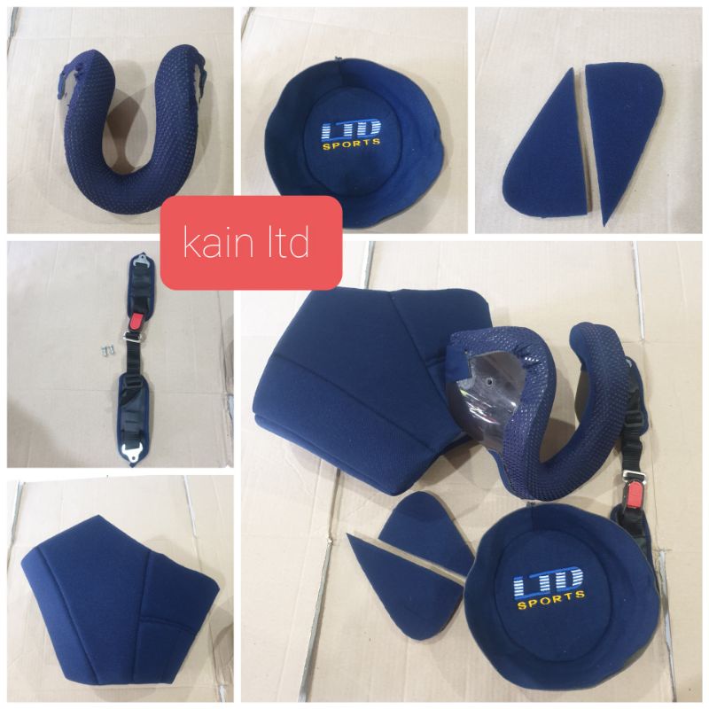 BUSA DAN TALI HELM KOMPLIT UNTUK HELM LTD SPORTS  LTD A-VENT NON ORI BONUS BAUT + RING