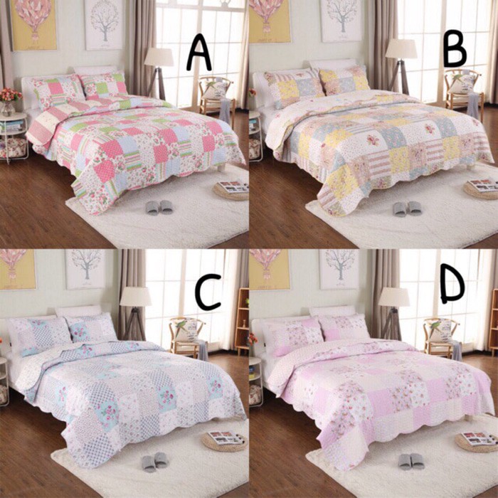 bedcover shabby quilt single bed