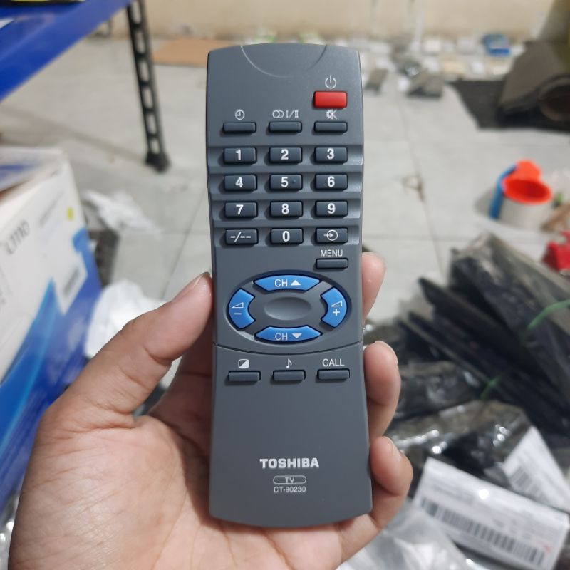 REMOTE REMOT TV TOSHIBA TABUNG CT-90230 ORIGINAL ASLI