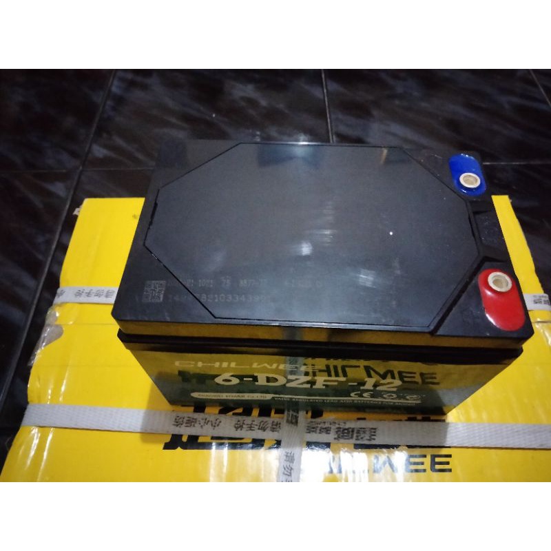 Aki sepeda listrik GODA 12Volt 12Ah