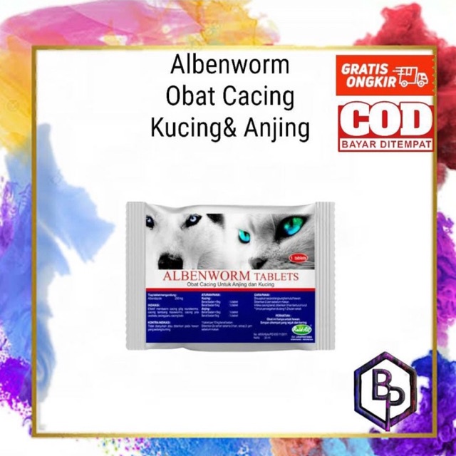 ALBENWORM - OBAT CACING KUCING - OBAT CACING ANJING