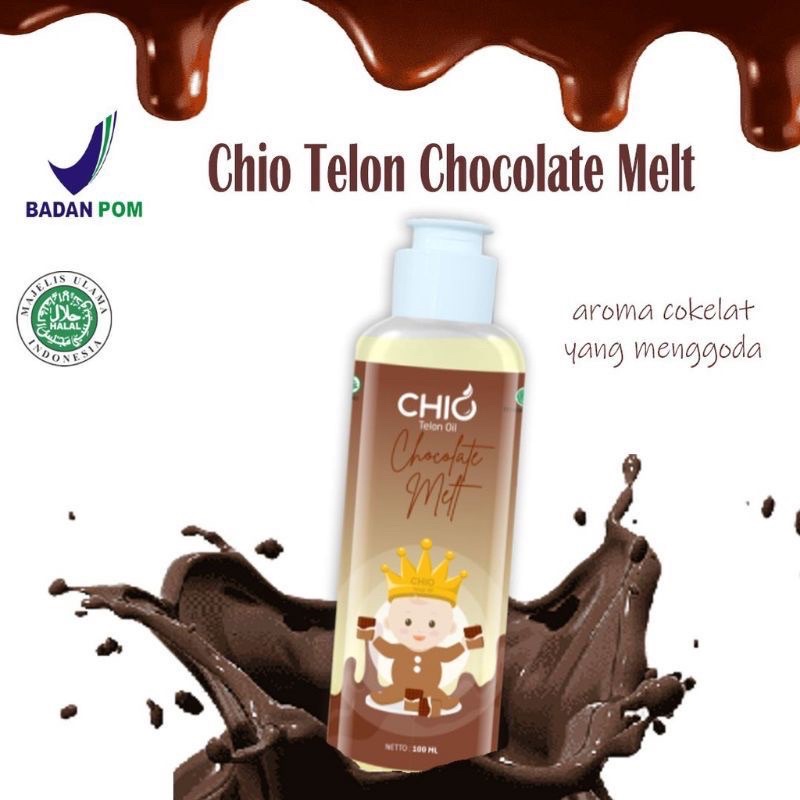 Chio Minyak Telon Bayi Oil Aroma Coklat Strawberry Bubblegum Lemon 100ml