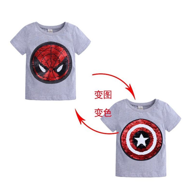 Kaos anak Spiderman/ Kaos spiderman/ kaos anak senguin