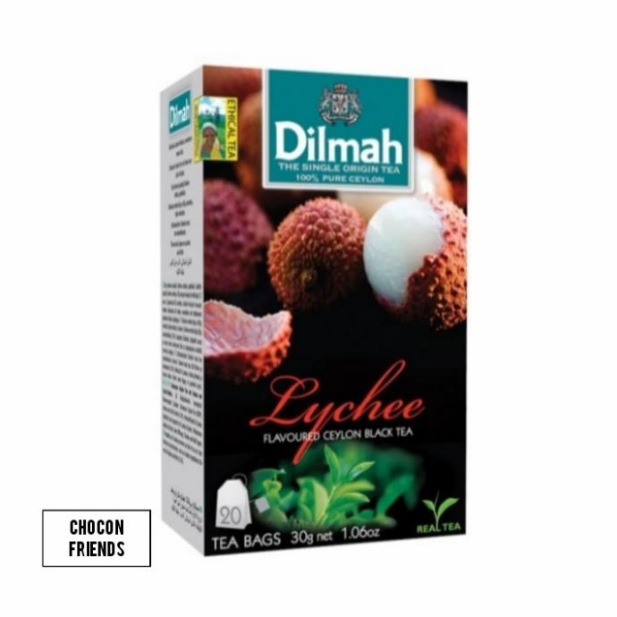 

Teh Dilmah No Envelope 20 sachet Lychee