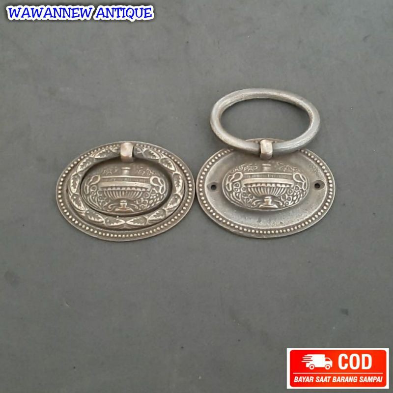 Handle / Tarikan Laci Lemari Jendela Pintu Rumah Kuningan Antik Murah 6.5cm