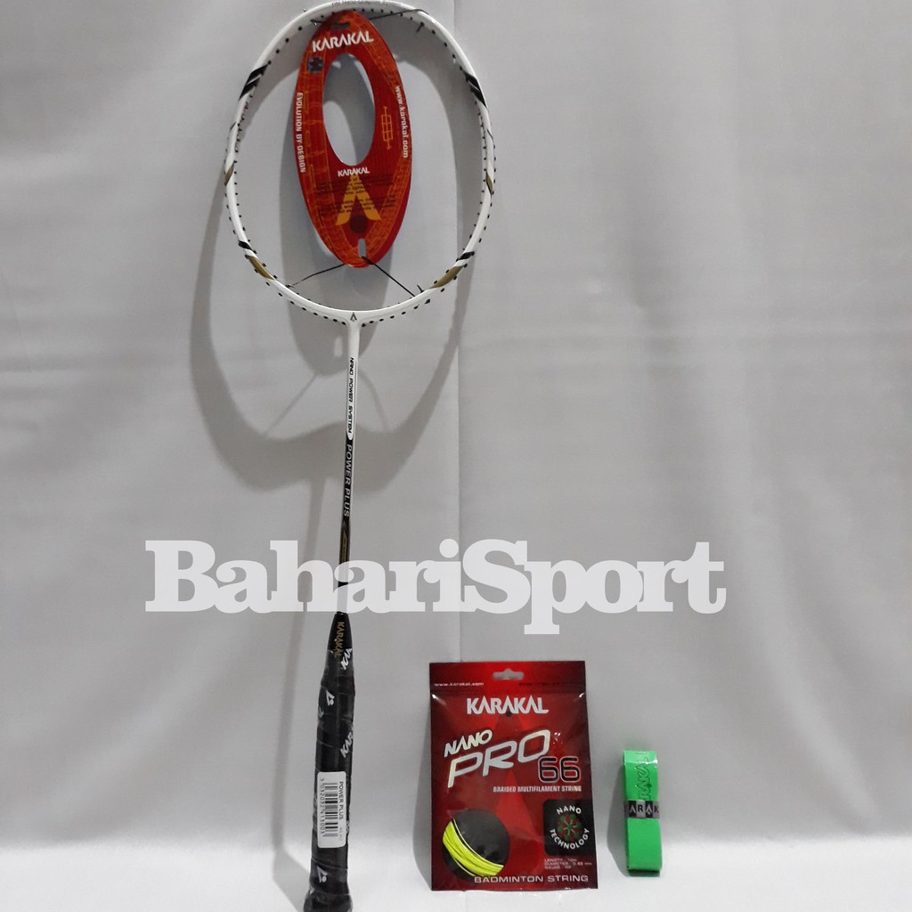 Raket Badminton Karakal Power Plus Original Bonus Senar